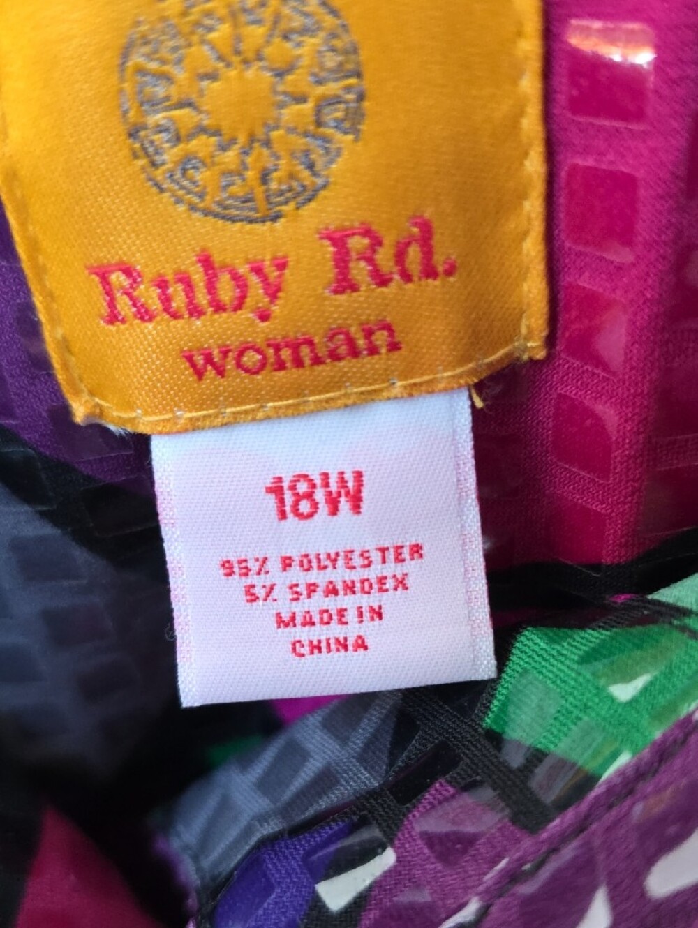 Ruby Rd. Retro Maximalist Sequin Patchwork Jacket in Purple, Pink, Green, Gray - Picture 7 of 7